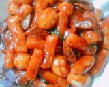 Hình bước làm 8 của món Tokbokki(Bánh gạo cay HQ)