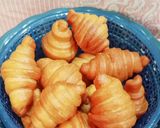 Foto langkah ke 7 dari resep Croissant Donuts alias Donat Gulung 1 Telur Mantul 😋.