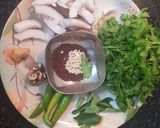 A picture of step 1 of Coriander Coconut Chutney.