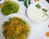 A picture of step 6 of Little Millet Khichdi with Vegetables & Moong Sprouts ---- A Wholesome Platter.