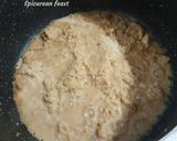 A picture of step 2 of Dudh Puli Rice dumplings cooked in milk.