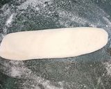 A picture of step 2 of Cinnamon roll.