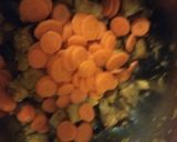 A picture of step 10 of Brinjal and carrots vegetables.