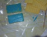 Foto langkah ke 2 dari resep Blue cracker heartlove.