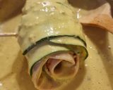 Töltött, rántott cukkinitekercs (vegán) recept fázis 5 fotója