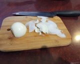 Hagymás, baconos zöldbab rizzsel recept fázis 2 fotója