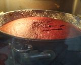 Foto del paso 2 de la receta: Pastel terciopelo rojo con plátano cubierto frosting de chocolate