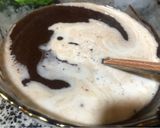 Hình bước làm 2 của món Eatclean - Pancake Yến Mạch, Chuối, Vị Cacao Full Topping