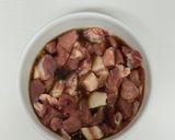 A picture of step 3 of Soy sauce stir-fry (Galbi Style).
