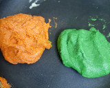 மில்க், பீனட் ட்ரை கலர் கட்லி ரெசிபி ஸ்டேப் 5 புகைப்படம்