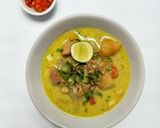 Foto langkah ke 8 dari resep Soto Betawi Kuah Santan Susu.