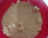A picture of step 1 of Proso millet with spinach green peas Dalia.