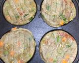 A picture of step 3 of Millet flour vegetable uttapam.