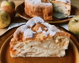 Hình bước làm 6 của món 💚 Bánh Táo Kiểu Nga Cổ Điển - Sharlotka Apple Cake