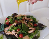 Foto del paso 5 de la receta: Ensalada con pescado de la cena