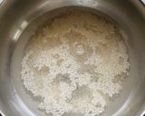 A picture of step 1 of Syrian Rice Pudding.