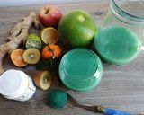 Une image de l'étape 9 de Jus agrumes 🍊🍋🥝spiruline🥬.
