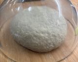A picture of step 4 of Schiacciata with Sourdough Starter.