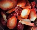 A picture of step 1 of Strawberry Burfi.
