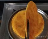 A picture of step 4 of Besan khakhra.