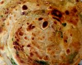 A picture of step 6 of Mint Ginger Tea With Onion Layered Paratha - Just In 20 minutes.