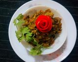 A picture of step 1 of Chhatu Patra Poda/ Baked Mushroom in a traditional way.
