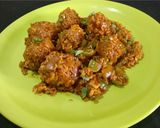 A picture of step 7 of Maggi Manchurian.