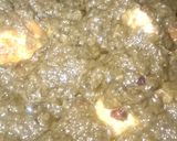 A picture of step 6 of Palak paneer❤.