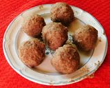 A picture of step 2 of Grand Ma's SWEET RAGI ADAI.