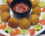 A picture of step 4 of Cheese balls.