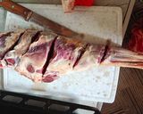 A picture of step 2 of Oven Goat Choma.