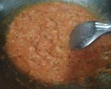 A picture of step 2 of Shahi paneer.