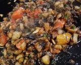 Foto del paso 3 de la receta Huevo y champiñón Portobello en cama de espinacas