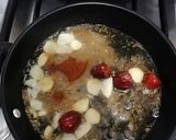 A picture of step 3 of Moong daal fry.