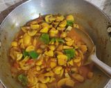 A picture of step 7 of Tangy Chilli Mushrooms🍄.