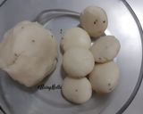 A picture of step 2 of Chausela Rice Flour Puri.