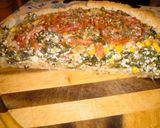 Foto del paso 4 de la receta: Tarta de espinaca, con ricota, choclo y tomate 💚👏👏🍌