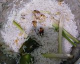 Foto langkah ke 3 dari resep Nasi Uduk Hijau.