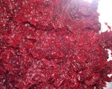 A picture of step 1 of Beetroot coconut burfi.