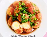 Hình bước làm 4 của món Mọc Bọc Trứng Cút Sốt Cà