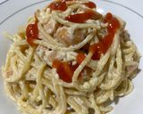 Foto langkah ke 4 dari resep Spaghetii Carbonara.