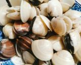 Hình bước làm 1 của món Trứng hấp ngao