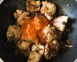 A picture of step 3 of Bhuna Gosht.