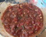 A picture of step 6 of Mexican Salsa with nachos.
