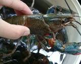Lobster asam manis saus mentega ala lestoran Crab langkah memasak 1 foto