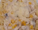 Foto del paso 7 de la receta: Fetuchini niditos con crema pollo choclo