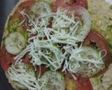 A picture of step 3 of Roti sandwich.