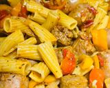 A picture of step 5 of Beefy Sausage Pasta 🍝.