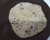 A picture of step 3 of Maggi masala cauliflower wrap.
