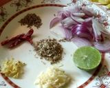 A picture of step 2 of Aloo Chokha.